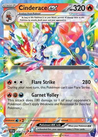 028/142 Cinderace ex - Stellar Crown