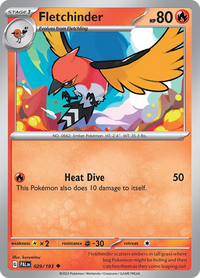 029/193 Fletchinder - Paldea Evolved