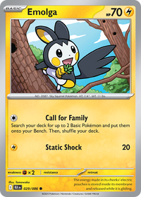 029/086 Emolga - Black Bolt