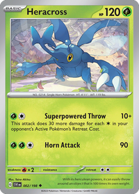 002/198 Heracross - Scarlet & Violet Base