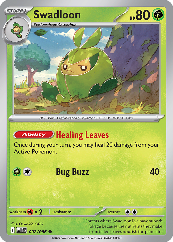 Swadloon 002/086 White Flare card