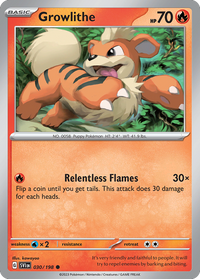 030/198 Growlithe - Scarlet & Violet Base