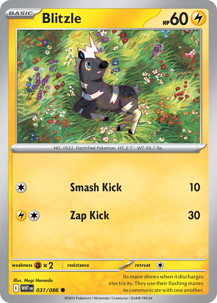 Blitzle 031/086 White Flare card