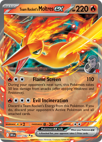 031/182 Team Rocket's Moltres ex - Destined Rivals
