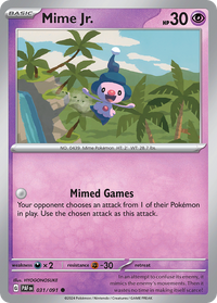031/091 Mime Jr. - Paldean Fates