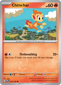 031/167 Chimchar - Twilight Masquerade