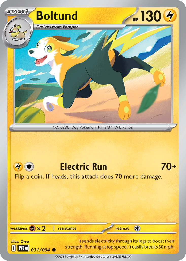 Boltund 031/094 Phantasmal Flames card