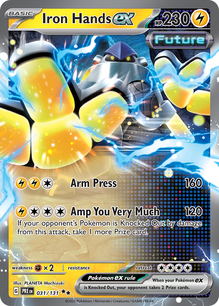 Iron Hands ex 031/131 Prismatic Evolutions card