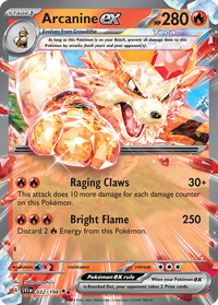 032/198 Arcanine ex - Scarlet & Violet Base