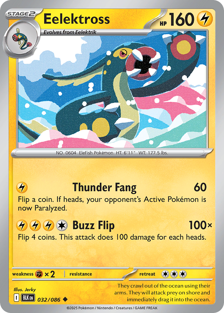 Eelektross 032/086 Black Bolt card