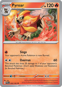 032/193 Pyroar - Paldea Evolved