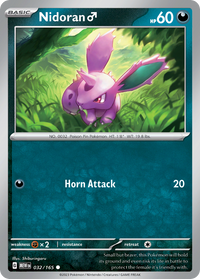 032/165 Nidoran♂ - Scarlet & Violet 151