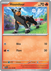 033/198 Houndour - Scarlet & Violet Base