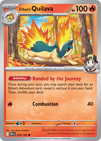 033/182 Ethan's Quilava - Destined Rivals