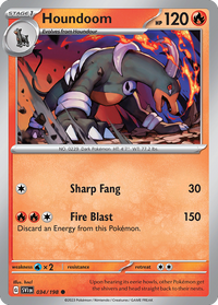 034/198 Houndoom - Scarlet & Violet Base