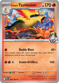 034/182 Ethan's Typhlosion - Destined Rivals