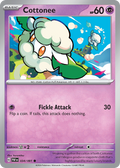 Cottonee 034/091 Paldean Fates card