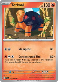 035/198 Torkoal - Scarlet & Violet Base