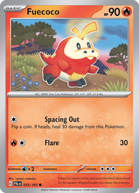035/193 Fuecoco - Paldea Evolved