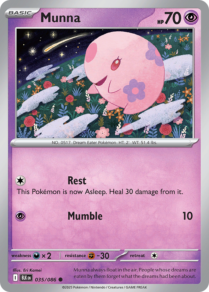 Munna 035/086 Black Bolt card