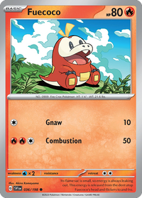 036/198 Fuecoco - Scarlet & Violet Base