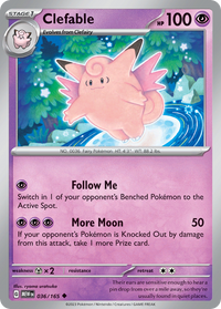 036/165 Clefable - Scarlet & Violet 151