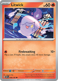 036/197 Litwick - Obsidian Flames