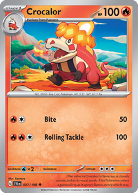 037/198 Crocalor - Scarlet & Violet Base