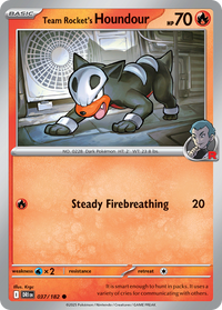 037/182 Team Rocket's Houndour - Destined Rivals