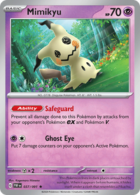 037/091 Mimikyu - Paldean Fates