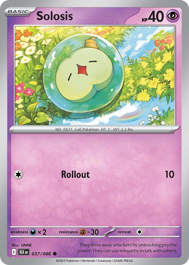Solosis 037/086 Black Bolt card