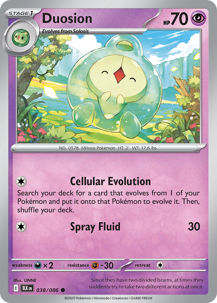 Duosion 038/086 Black Bolt card