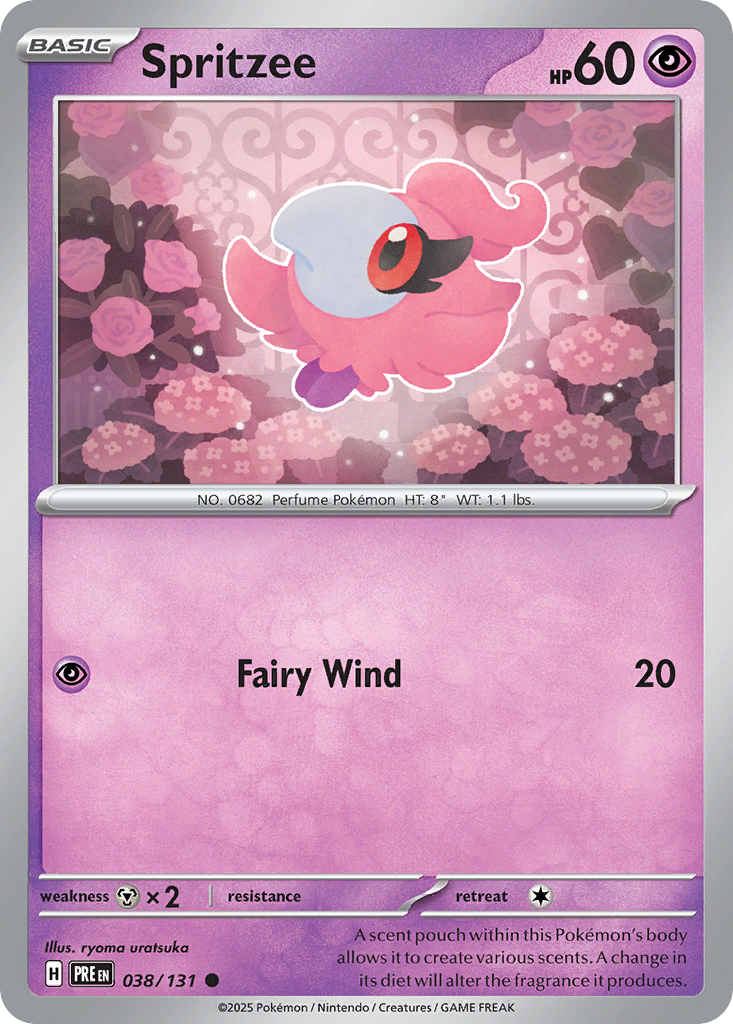 Spritzee 038/131 Prismatic Evolutions card