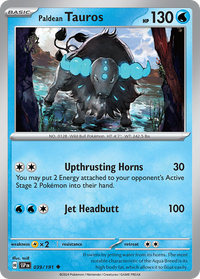 039/191 Paldean Tauros - Surging Sparks