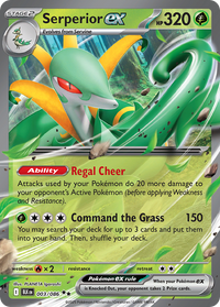 003/086 Serperior ex - Black Bolt