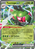 Yanmega ex 003/182 Destined Rivals card