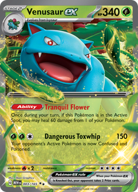 003/165 Venusaur ex - Scarlet & Violet 151