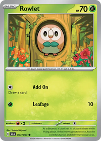 003/064 Rowlet - Shrouded Fable