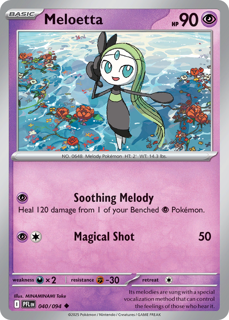 Meloetta 040/094 Phantasmal Flames card