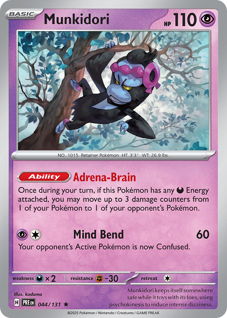 Munkidori 044/131 Prismatic Evolutions card
