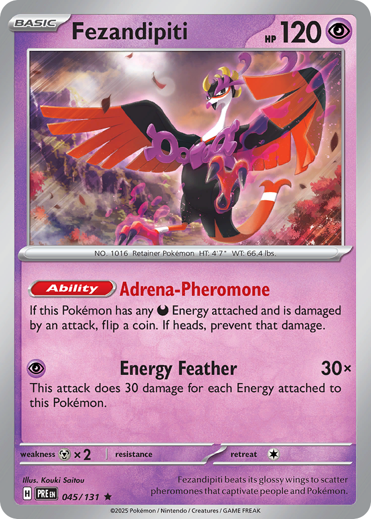 Fezandipiti 045/131 Prismatic Evolutions card