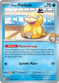 045/182 Misty's Psyduck - Destined Rivals