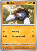Drilbur 045/086 Black Bolt card