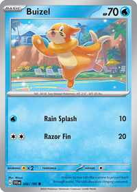046/198 Buizel - Scarlet & Violet Base