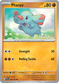 048/091 Phanpy - Paldean Fates
