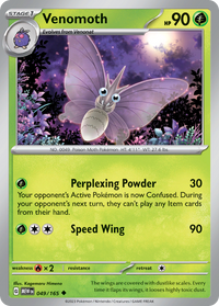 049/165 Venomoth - Scarlet & Violet 151