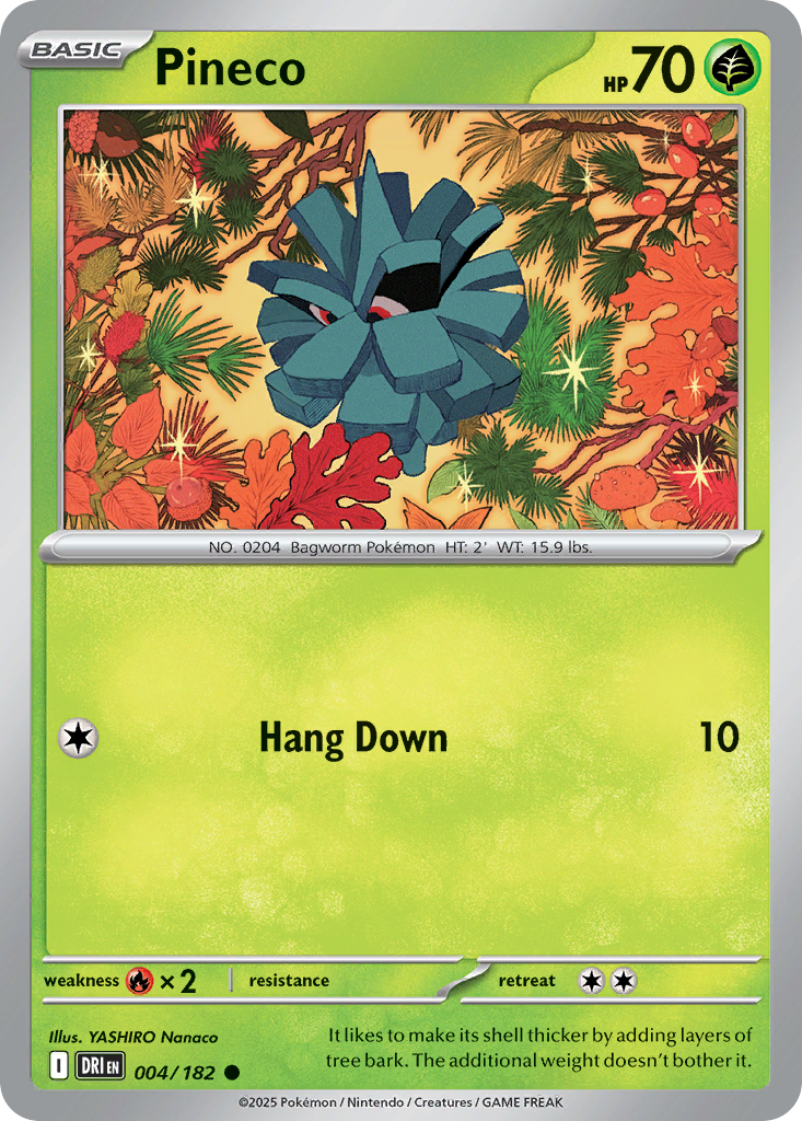 Pineco 004/182 Destined Rivals card