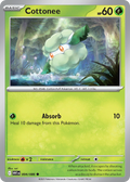 Cottonee 004/086 White Flare card