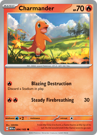 004/165 Charmander - Scarlet & Violet 151