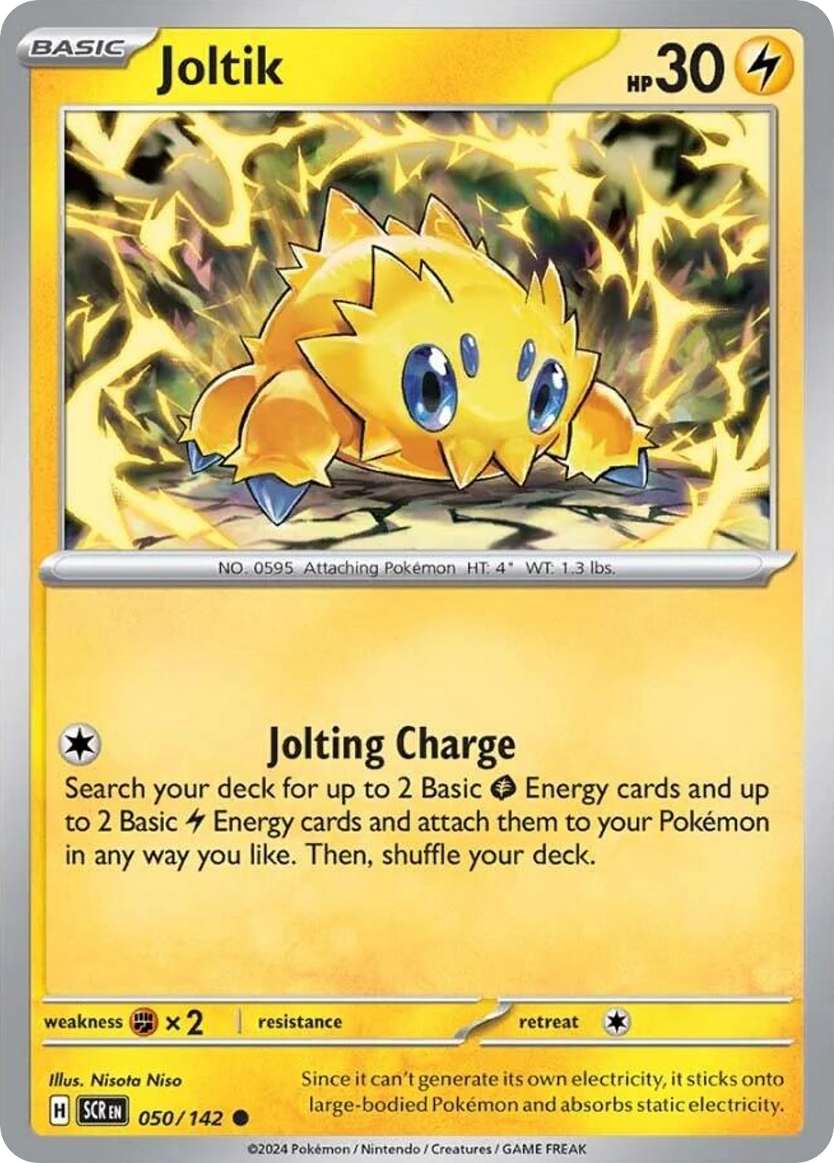 Joltik 050/142 Stellar Crown card